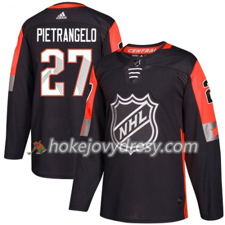 Pánské Hokejový Dres St. Louis Blues Alex Pietrangelo 27 2018 NHL All-Star Central Division Adidas Černá Authentic